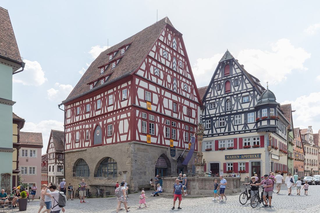 Marktplatz in Rothenburg ob der Tauber