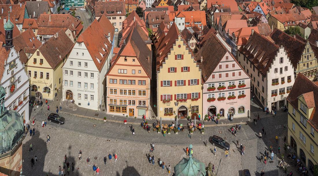 Marktplatz in Rothenburg ob der Tauber